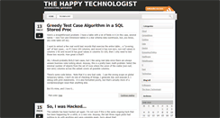 Desktop Screenshot of happytechnologist.com