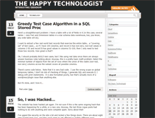 Tablet Screenshot of happytechnologist.com